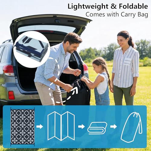 Tapete Exterior Kohree 6x9 Reversible Impermeable miniatura 6