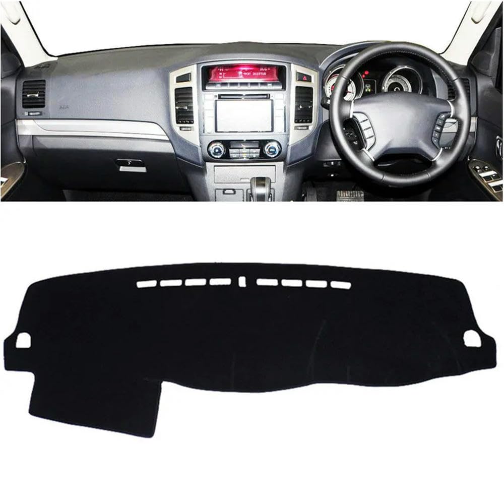 Car Dashboard Cover Anti-Scratch Dash Cover Interior Dash Covers - for Mitsubishi Pajero Montero 2006-2019