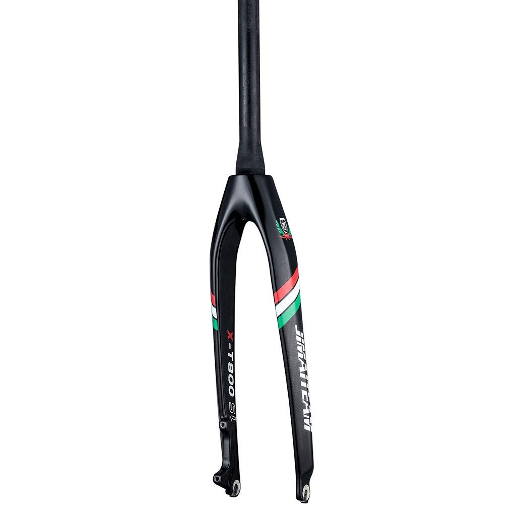 HOMSXPAC Suspension Bicycle Fork Mountain Bike Carbon Fiber Front 26 27.5 29 Inch Cycling 3K 1-1/8"