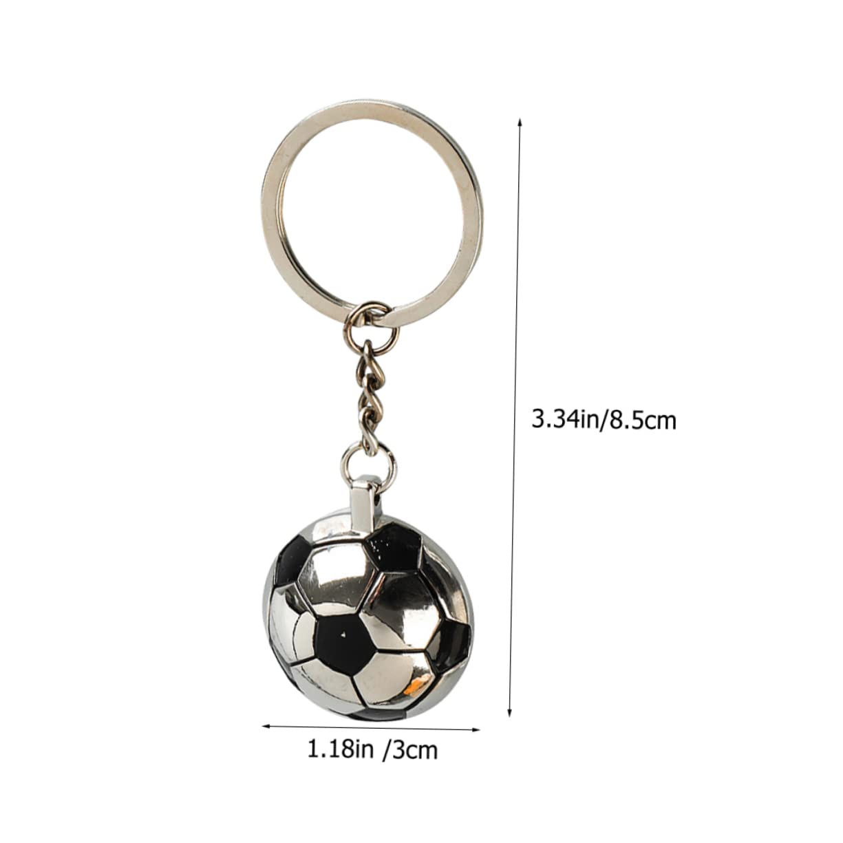 PACKOVE Llavero De Futbol Fútbol Póster Colgante Llaveros Decoraciones Recuerdo De Llavero Deportivo Llaveros Con Tema De Futbol Pequeños Aleación De Zinc