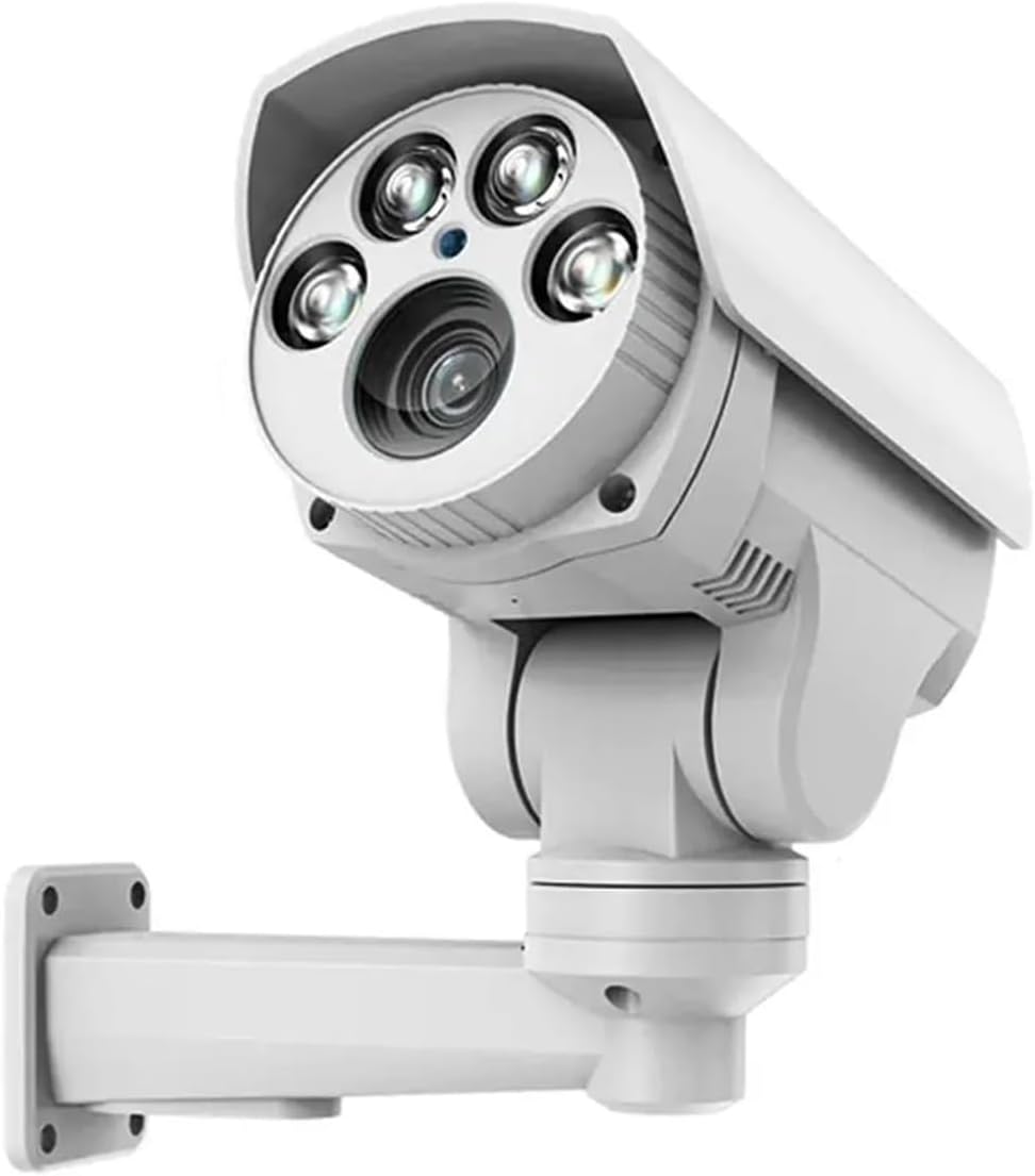 UDH 4K 8MP Bullet Security Surveillance IP Camera POE PTZ Outdoor 5MP 5X 10X Auto Zoom Human Tracking IR Night Version(10X Zoom,8MP POE with SD64G)