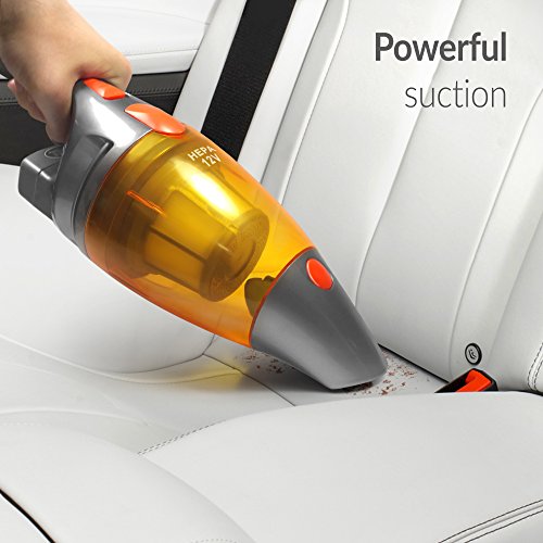 Kensun Cordless Car Vacuum Cleaner Ac/Dc For Home & Car Cleaning (110V & 12V) Portable Hand Held 100W High Power #TOP6