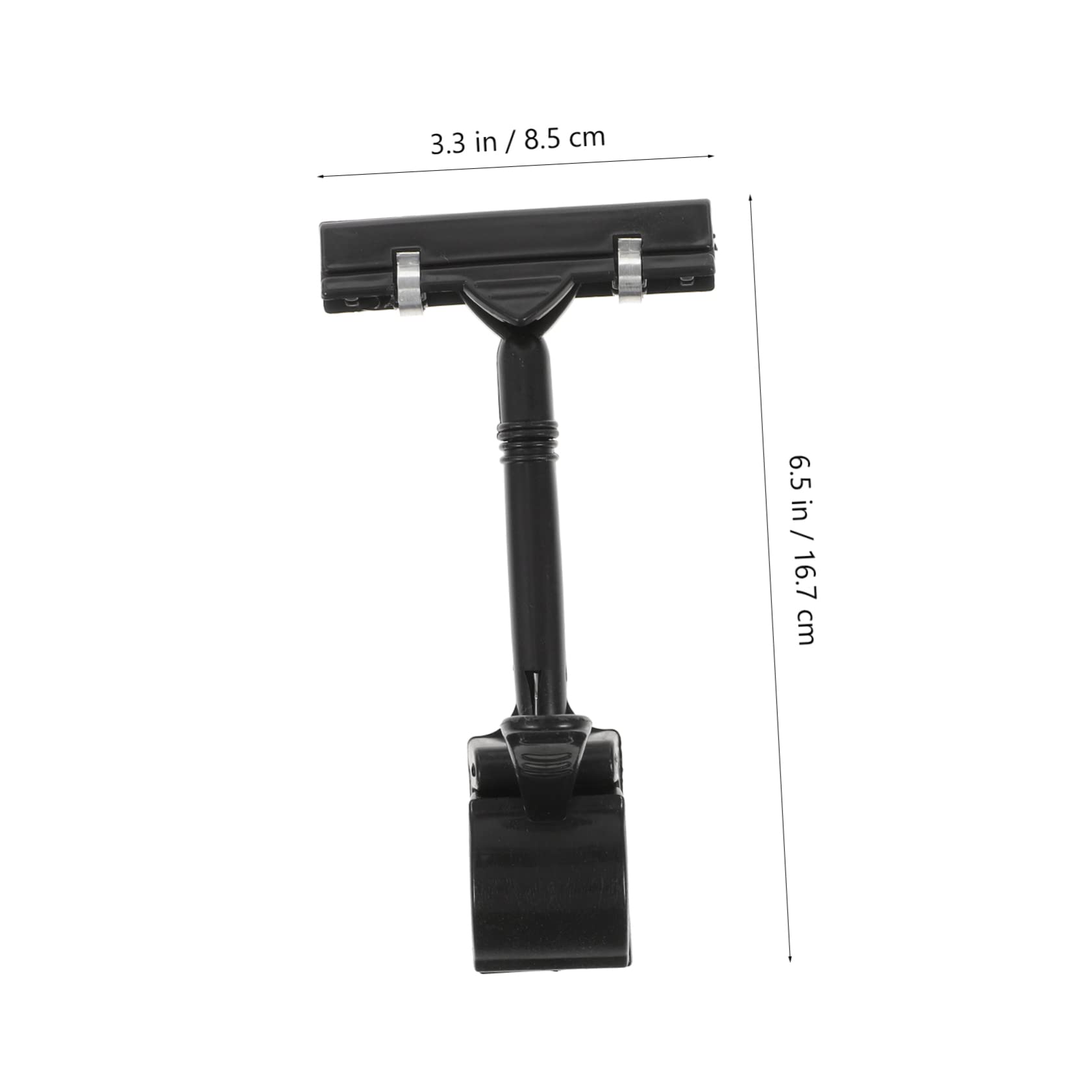 Gadpiparty 4 Ensembles Porte Étiquette Double Clips De Supports Affichage Pour Prix Publicité Étiquettes Noir Et Bleu Pour Magasins Supermarchés Expositions Et Événements 10 Pièces * 4