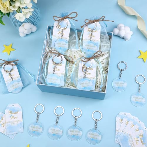 Image of Party Favors Theme Baby-Shower Keychain Set