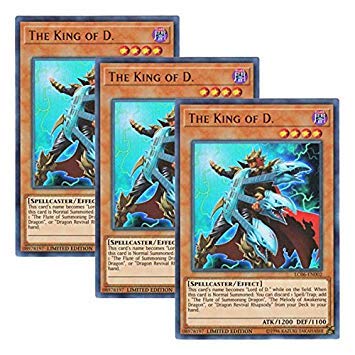 Amazon.co.jp: 【 3枚セット 】遊戯王 英語版 LC06-EN002 The King of 