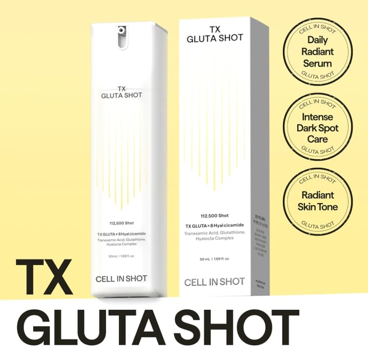 Miniatura 2 de Tranex Gluta Shot Serum  Mejora la claridad y el resplandor de la piel de cristal  Ácido tranexámico y suero facial de glutatión, 1.69 onzas