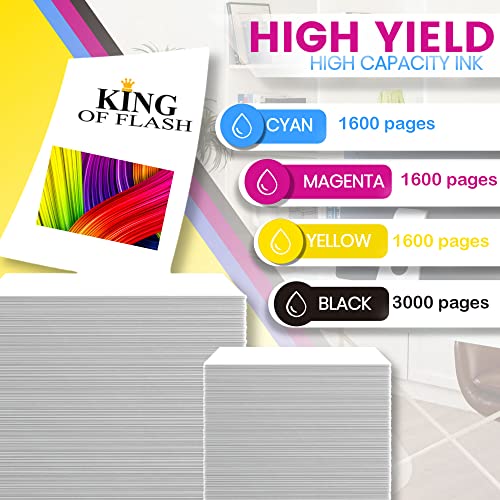 KING OF FLASH Ink Cartridge Replacement for Brother LC3219XL LC3219 LC3217 Ink for Work on Brother MFC-J5330DW MFC-J5730DW MFC-J5930DW MFC-J6530DW MFC-J6930DW MFC-J6935DW MFC-J5335DW Printer - Image 3