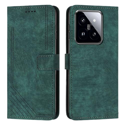 Housse Xiaomi 14 Pro à clapet portefeuille avec fentes cartes