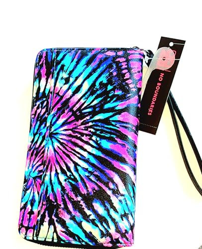 Billetera larga de mujer piel sintetica, cartera de gran capacidad organizador de tarjetas, bolsillo para monedas, monedero con cremallera completa y con agarradera de pulcera.2