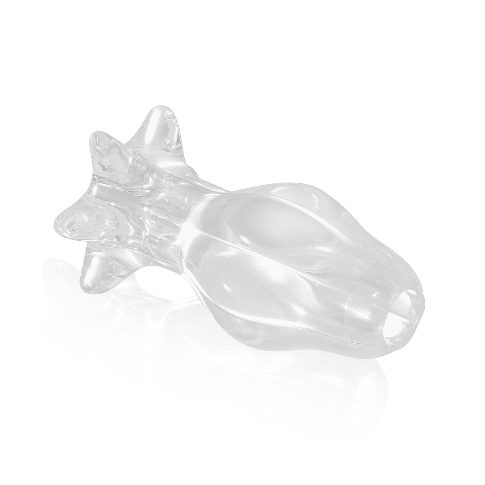 Hollow Mini Butt Plug TPE Anus Dilator Tunnel Plugs with Knot Narrow Petal-Shaped Base Design for Comfortable Wearing