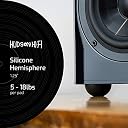 2" Platinum Silicone Speaker Isolation Pads - 4-Pack Non-Skid Speaker Pads with Adhesive, Speaker Isolation Feet for Record Player Isolation - Turntable Feet and Subwoofer Isolation Pad - 20 Duro gallery image