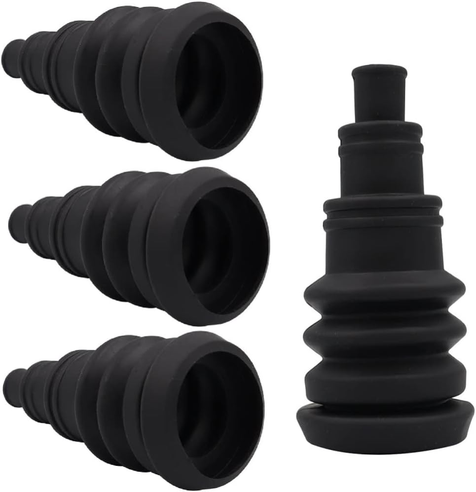 Gigicloud 4 Pcs Universal Firewall Boot, Automobile Rubber