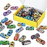 Vileafy 30 Mini Race Cars for Classroom Prizes, Party Favors for Kids 4-8 Years Old, Bulk Small Pull Back Car Toys for Treasure Box, Mini Toys Cars for Boys and Girls Easter Egg Stuffers for Kids