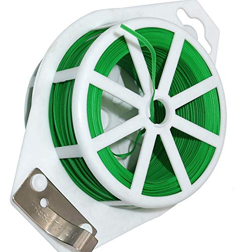Filo Da Giardino Rivestito 100 M - Con Taglierino, Antiruggine, Verde, Per Piante E Legature - Foto 2