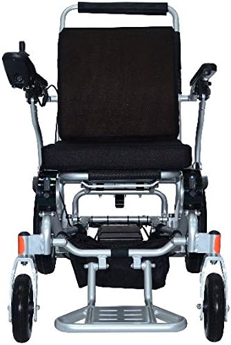 Airhawk Power Chair Black - Lightest Weight 41 pounds Folding- Airplane Ready