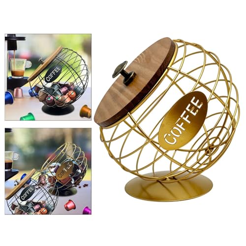 Porte-capsules expresso moderne grande capacité avec panier de rangement - 5