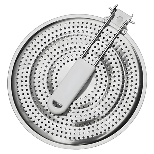 Piastra per cottura a fuoco lento con protezione della fiamma, protezione per fornello elettrico - Piastra per cottura a fuoco lento per stufa multiuso - Protezione per stufa facile da usare, gadget d