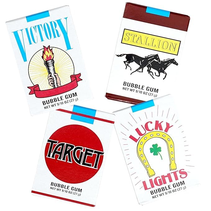 Chicle Bubble Gum Candy Cigarettes - Pack de 18 unidades miniatura 4