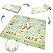 Tapis d'éveil pour bébé - Tapis d'éveil pliable - Surdimensionné - Tapis de jeu réversible pour bébé
