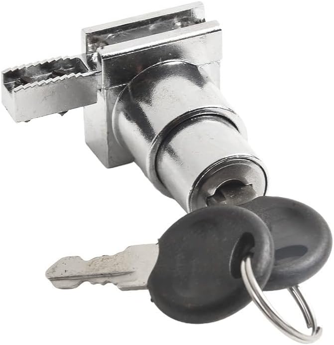 Easily Secure Your Display With A Zinc Alloy Sliding Door Lock And Key Set Compatible With For 58mm Glass