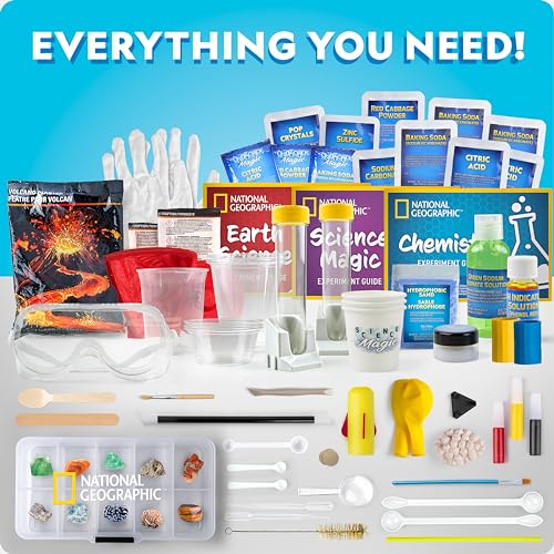 NATIONAL GEOGRAPHIC Mega Science Lab - Science Kit for Kids with 75 Easy Experiments, Featuring Earth Science, Chemistry Set, and Science Magic STEM Projects for Boys and Girls (Amazon Exclusive) - Image 6