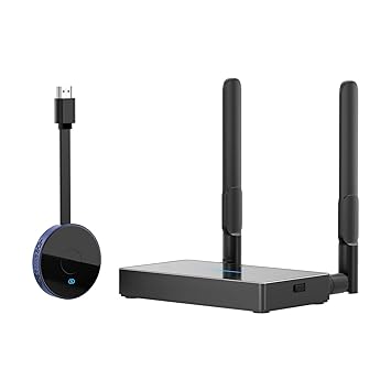 Yuans Z1 Wireless HD Adapter Video Transmitter Receiver Kit 4K 30Hz WiFi Display Dongle Plug and Play for Smart Phone Tablet PC to HDTV Projector