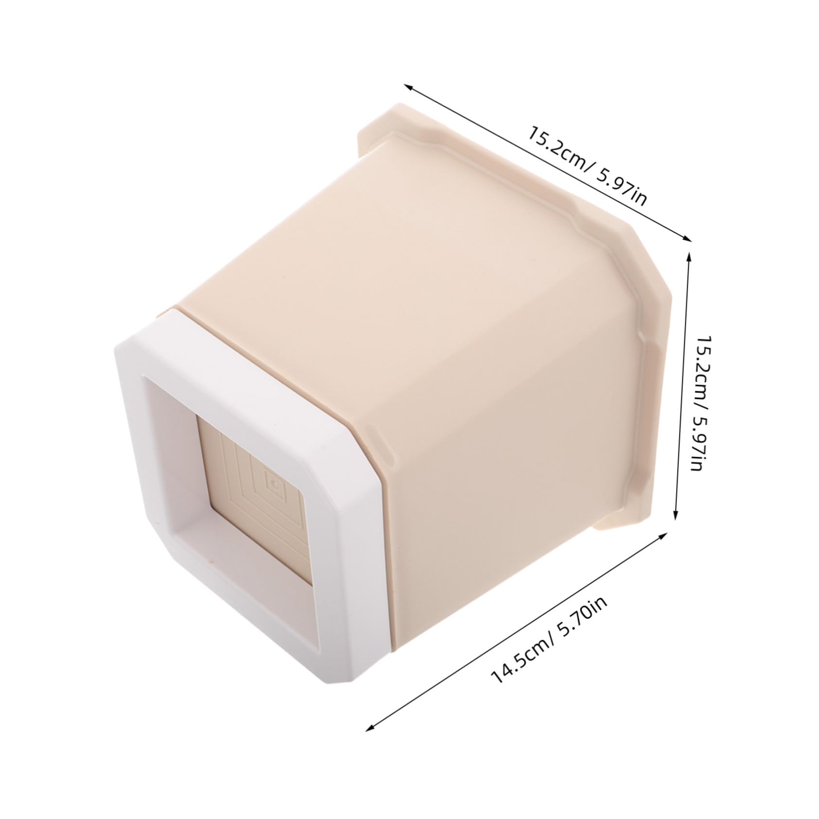 Uonlytech 2pcs Non- Bed Frame Risers Height Furniture Elevators for Couch and Table Legs Noise Reduction Design for Enhanced Stability and Floor