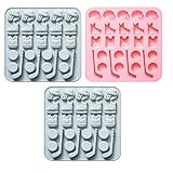Silicone Chocolate Mould 3 Stück Hockey Form Silikon Kuchen Backwerkzeuge Schokolade Dessert Form...