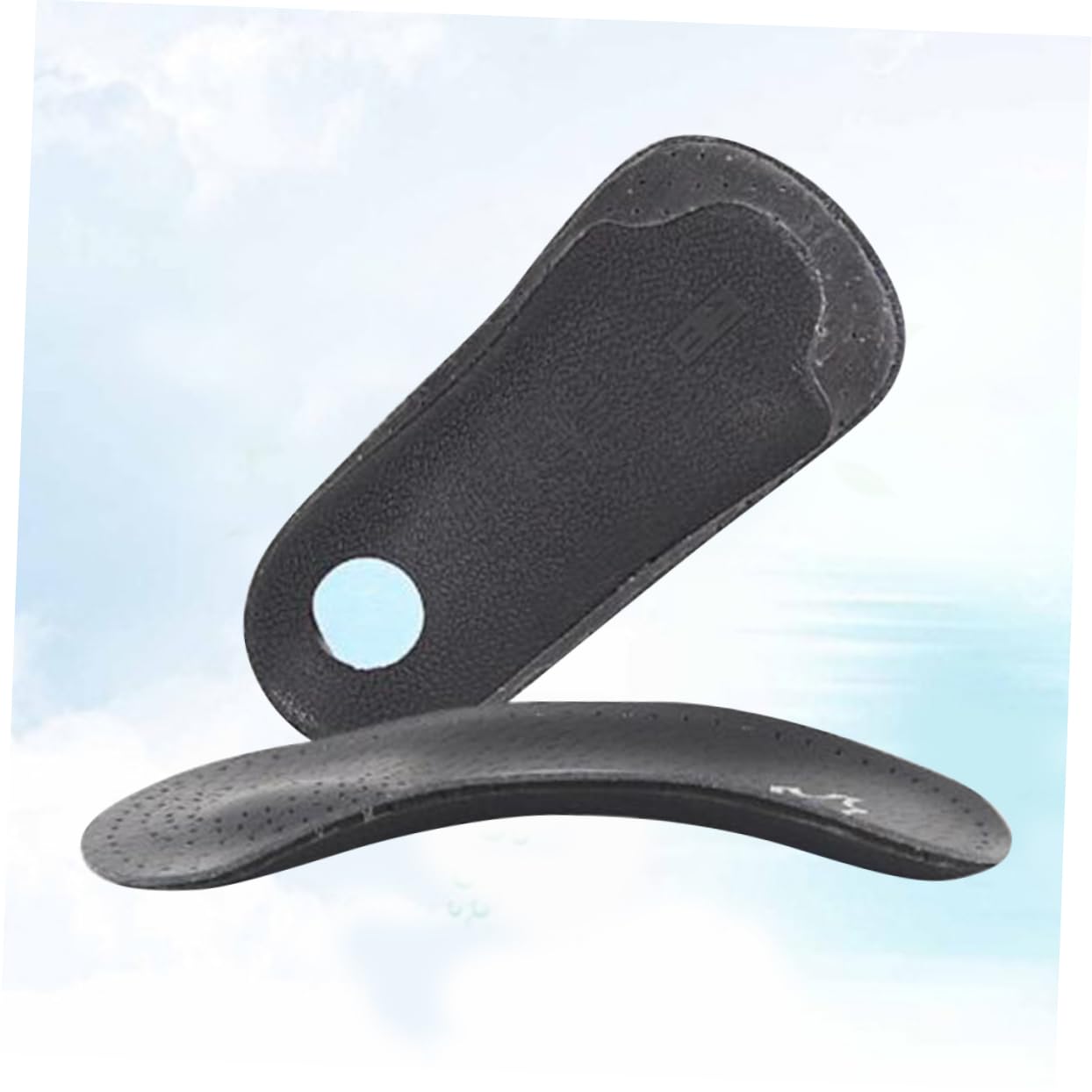 HAPINARY Men's Insoles Latex Pads Arch Support Breathable Non-Slip Comfortable Half Yard for Men Women Size 45-46