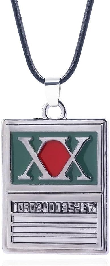 RVM Jewels Anime Hunter X Hunter Inspired Pendant Necklace Fashion Jewellery Accessory for Men and Women, Free Size, Metal, No Gemstone