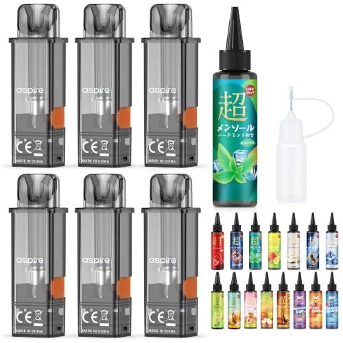�y���K�i�zAspire Gotek �����pPOD X/S/Pro/X2/X3/Nano�Ή� 2��x3�Z�b�g�i0.8���j���L�b�h1�{+�j�[�h���{�g��