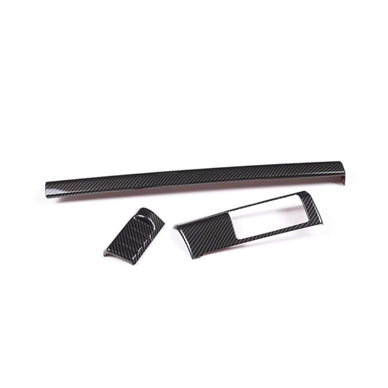 Pegatinas Decoración Embellecedor Cubierta Panel Tablero Instrumentos Coche Para L&And R&Over Para Freelander 2 2007-2015 Cubierta Tablero Instrumentos Coche Fibra Carbono Abs