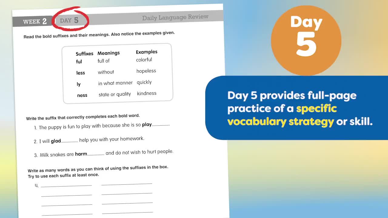 Amazon.com: Evan-Moor Daily Language Review, Grade 7, Activities, Homeschooling and Classroom Resource Workbook, Reproducible Worksheets, Teacher Edition, Daily Practice, Skills Assessment, Grammar, Punctuation: 9781608236565: Evan Moor: Office Products amazon-com-evan-moor-daily-language-review-grade-7-activities-homeschooling-and-classroom-resource-workbook-reproducible-worksheets-teacher-edition-daily-practice-skills-assessment-grammar-punctuation-9781608236565-evan-moor-office-products