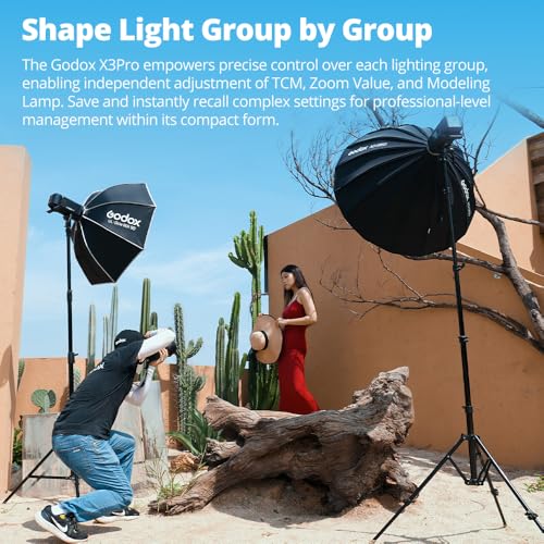 Image of Godox X3 Pro-N X3Pro N TTL Wireless Flash Trigger for Nikon, 2.4'' LCD Touchscreen,Built-in 2930mAh Li-ion Battery,2.4GHz Wireless X System with 3 Pro Shooting Modes,APP Support,USB-C Fast Charging