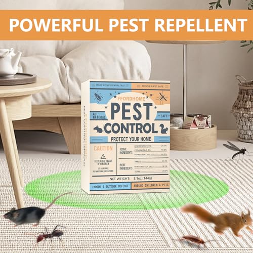 Pest Control Balls - Peppermint Pest Repellent for Mouse, Mice, Rats, Ants, Roaches, Moths & More - Strong Repel Indoor & Outdoor Mouse & Mosquito Deterrent - 8 Balls - Image 6