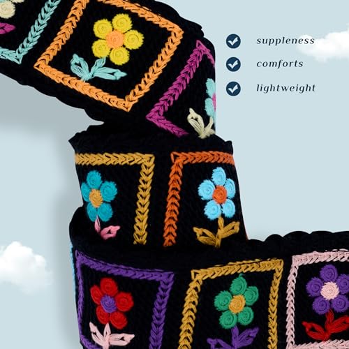 Image of chushui Knit Purse Strap,Replacement Crossbody Wide Adjustable Shoulder Strap for Bag Handbag