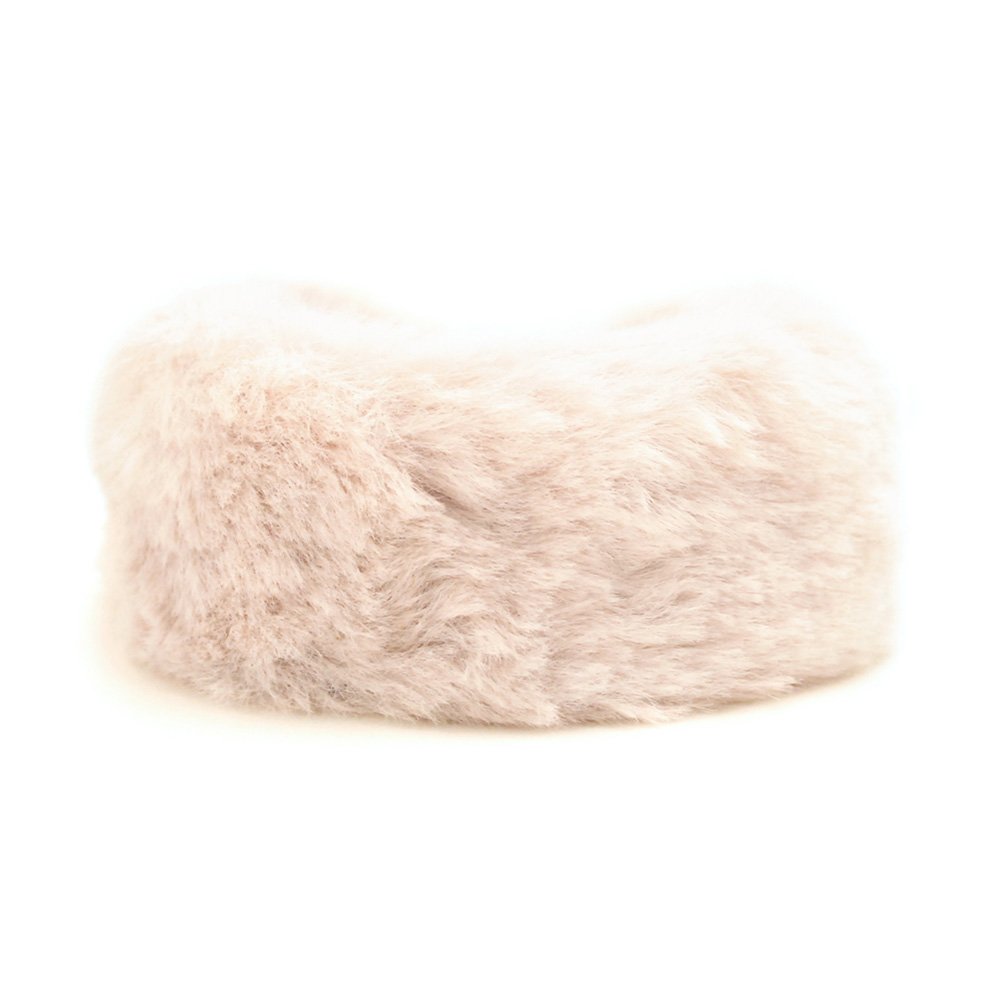 Amazon | もこもこ ファー バングル [ベビーピンク] レディース 女性用