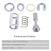 Kit de reparación del Cilindro de la Cerradura de Puerta Delantera Izquierda...