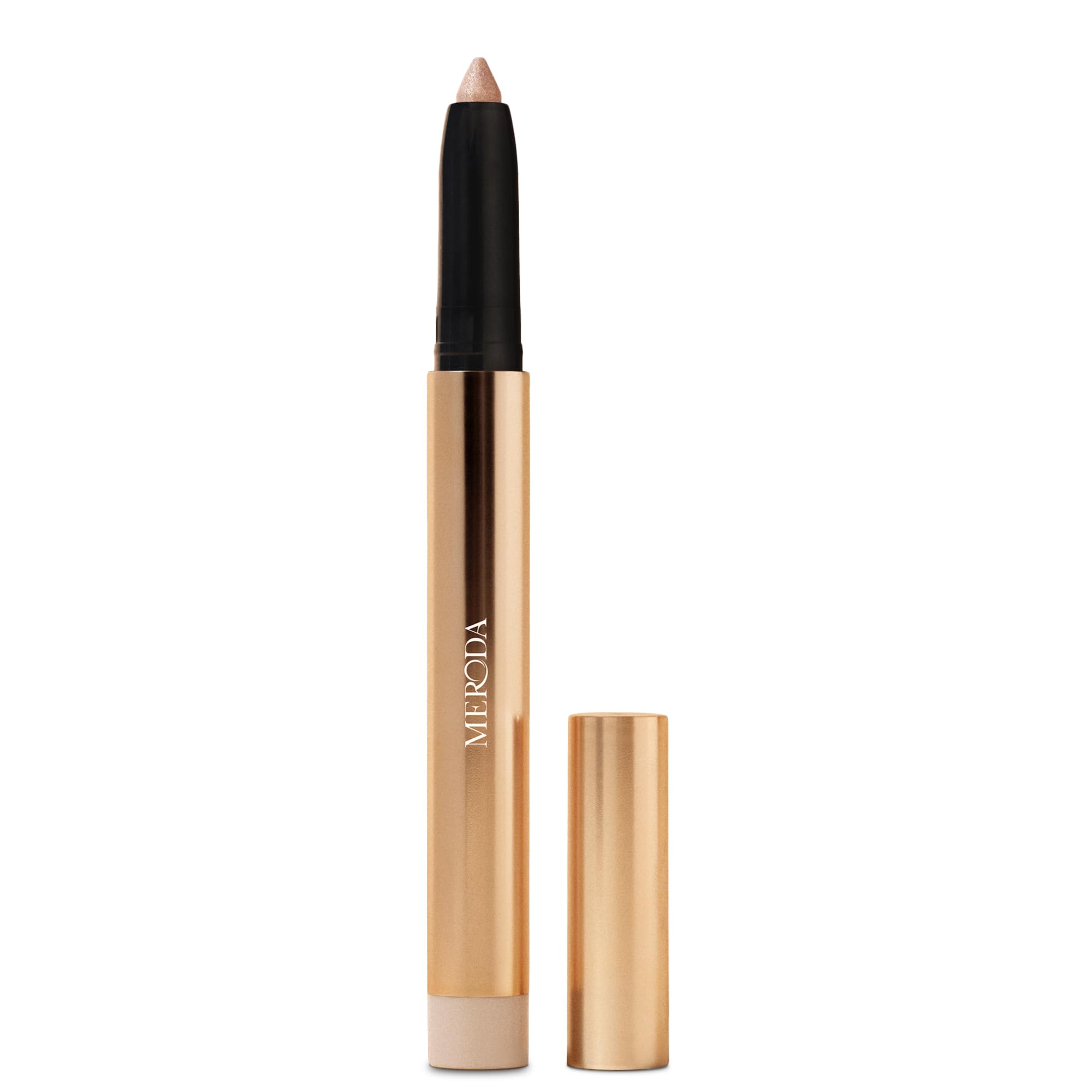 MERODA® Lidschatten Stift [MIT WISCHFEST-FORMEL] - Eyeshadow Stick - Lidschattenstift - Eye Perfecting Shimmer Beautystick - Vegan & Cruelty Free - Creme Augenstift für Strahlen & Schimmer - Mit Öl