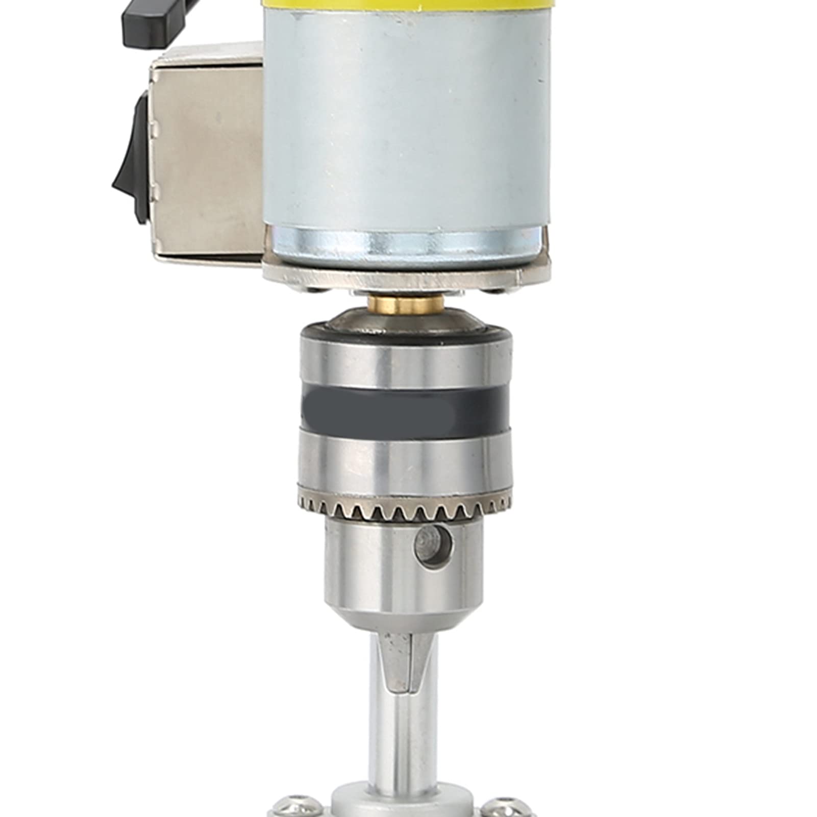 Tbest Trapano a Colonna Banco, Trapano a Colonna Banco Mini Piccolo Banco di Perforazione per Uso Domestico Fai Te Mandrino 1,5x10 Mm Spina AC 110‑240VUS (Spina