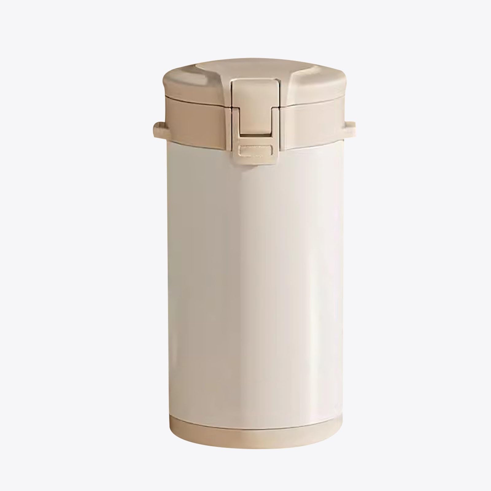 Lonchera Aislada Bento, Fiambrera Umami, Loncheras Aislada de gran Capacidad, Lonchera de Acero Inoxidable en Capas, Viene con Cubiertos(White,Large)