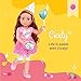 Glitter Girls – Cicely 14-inch Poseable Birthday Party Doll – Red Hair & Green Eyes – Rainbow Heart Dress, Birthday Hat, Cake, Balloon, Gift – Toys, Clothes, and Accessories for Kids Ages 3+