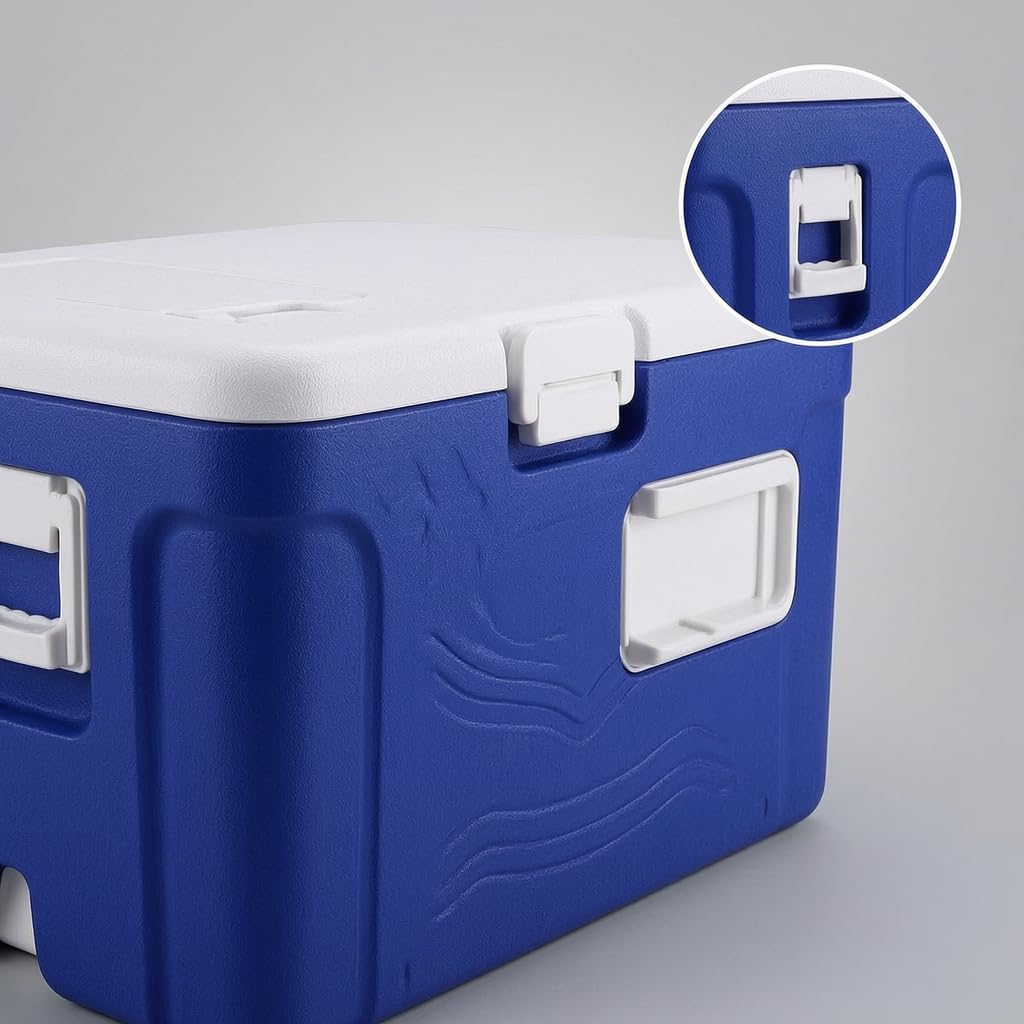 Glacière Portable Chaud Froid PE, Doublure hygiénique, Conteneur réfrigérant, pour Les Repas extérieurs, pour Les Professionnels, Style to 2, 50L
