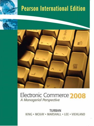 Electronic Commerce 2008: International Edition