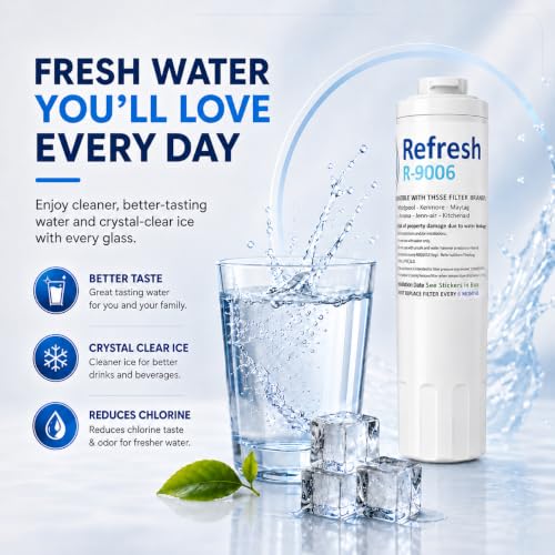 Image of Refrigerator Water Filter Replacement for Whirlpool UKF8001, 4-Pack