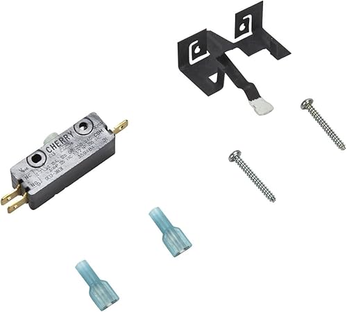 Whirlpool W10820036 - Interruptor de puerta, color negro