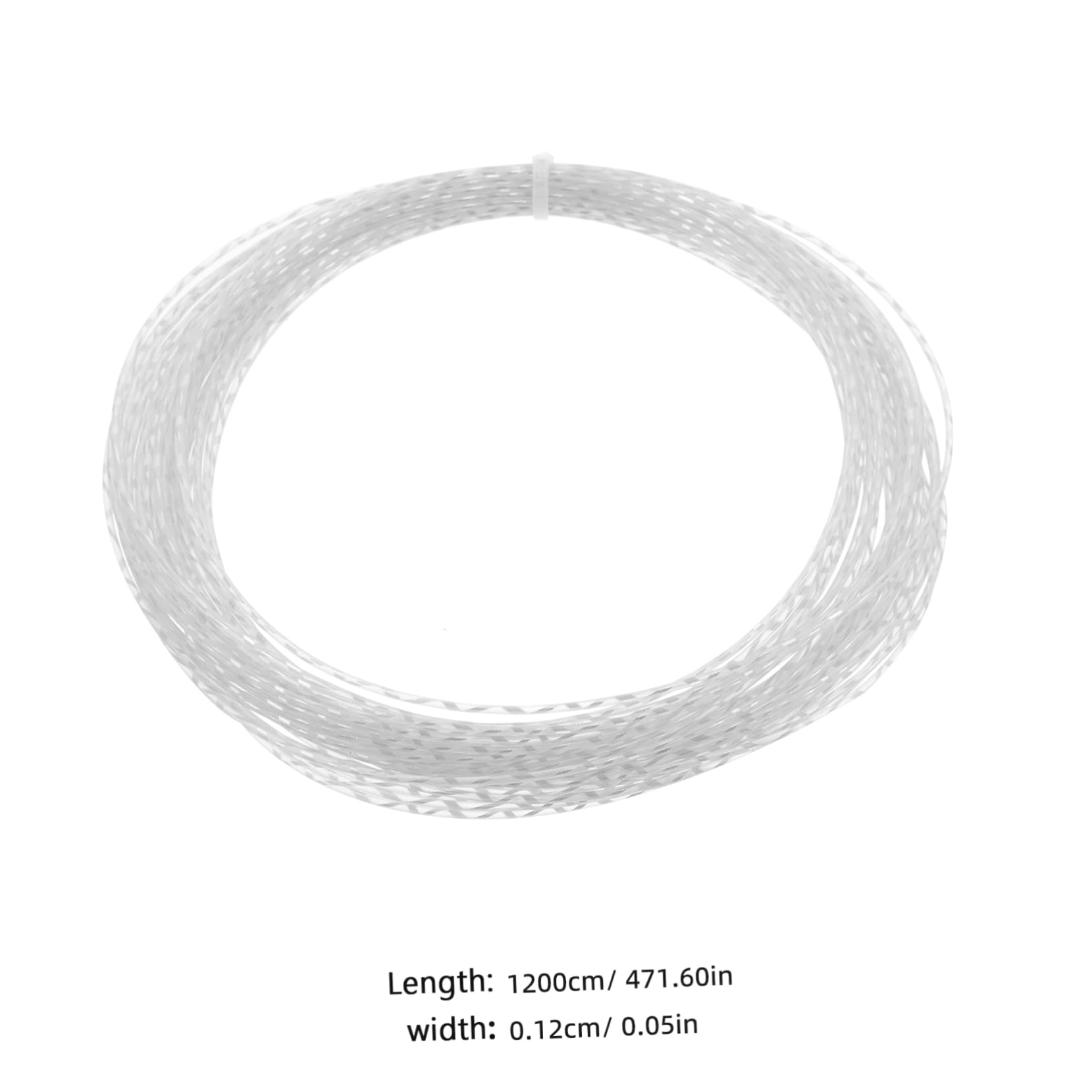 GANAZONO Replacement Nylon String for Badminton Rackets High Elasticity Long Stable Thread for Skill Improvement