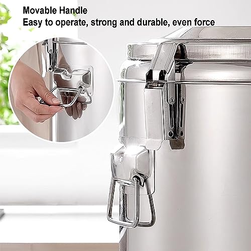 Termo industrial de 30L LYWY de acero inoxidable para servir té con leche sin derrames 5