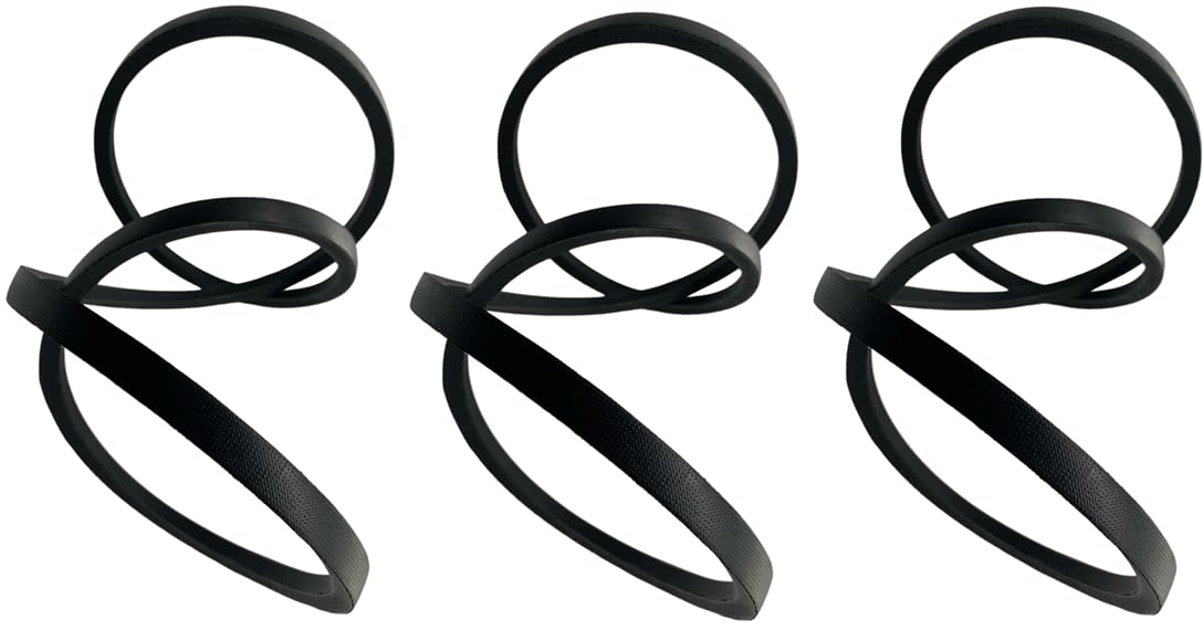 Sellerocity Bulk 3-Pack of Classical Wrapped RMA Grade 3L Section V-Belts, 3L320 Belts, 3/8" Width, 32" Circumference
