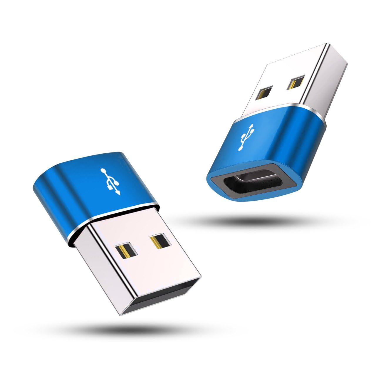 Crasts USB Type C USB Type C Female to USB Male Adapter Connector Converter Works with Laptops,Chargers Compatible for iPhone, Airpods, iPad, Samsung Galaxy, Google Pixel (Pack of-2) (Blue)-image-25